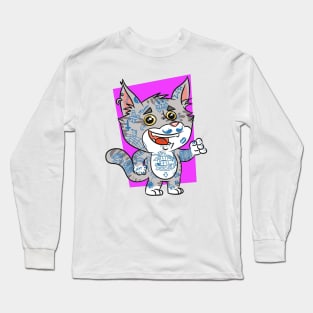 Cat Tattoo Long Sleeve T-Shirt